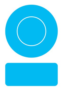 Resimli Simge Arka Planda İzole - Yeni Ay