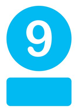 Resimli Simge Arka Planda İzole - 9