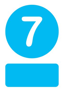 Resimli Simge Arka Planda İzole - 7