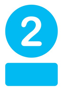 Resimli Simge Arka Planda İzole - 2