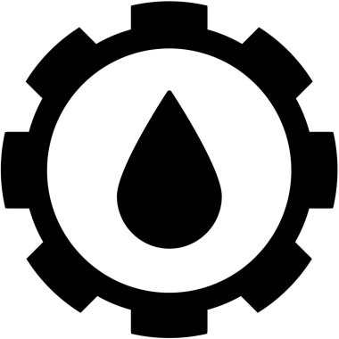 Resimli Simge Arka Planda İzole - Su Damlası