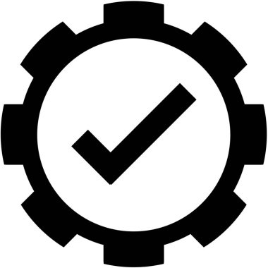 Resimli Simge Arka Planda İzole - Tick Başarı