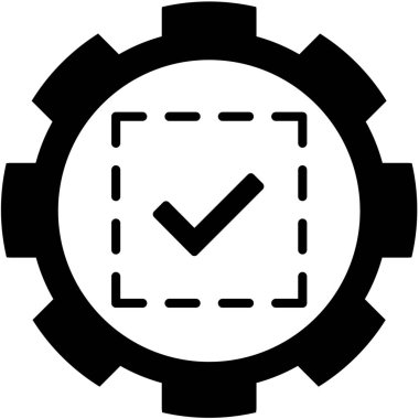 Resimli Simge Arka Planda İzole - Kareli İşaretle