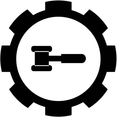 Resimli Simge Arka Planda İzole - Çekiç