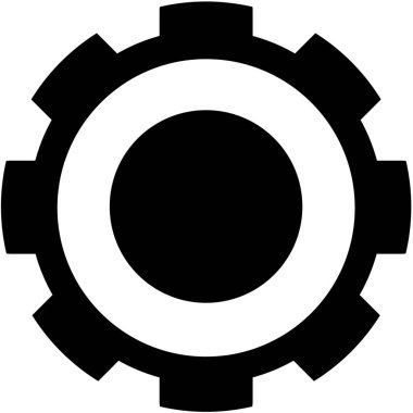 Resimli Simge Arka Planda İzole - Dolunay