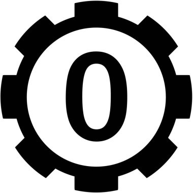 Resimli Simge Arka Planda İzole - 0