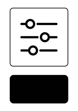 Resimli Simge Arka Planda Yalıtılmış - Yatay Ayarlar