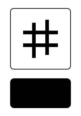 Resimli Simge Arka Planda İzole - Sharp