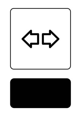 Resimli Simge Arka Planda İzole - Gösterge Işıkları