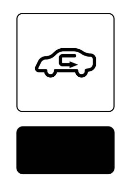 Resimli Simge Arka Planda İzole - Sirküle Hava