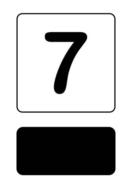 Resimli Simge Arka Planda İzole - 7