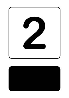 Resimli Simge Arka Planda İzole - 2