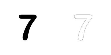 Resimli Simge Arka Planda İzole - 7