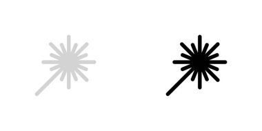 Resimli Simge Arka Planda İzole - Lazer Ekipmanları