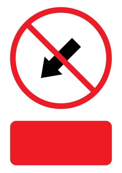 Abgebildetes Symbol isoliert auf einem Hintergrund - Pfeil links unten — Stockvektor