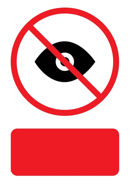 Geïllustreerd pictogram geïsoleerd op een achtergrond-oog — Stockvector