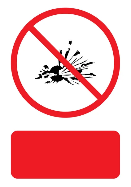 Geïllustreerd pictogram geïsoleerd op een achtergrond-explosie — Stockvector