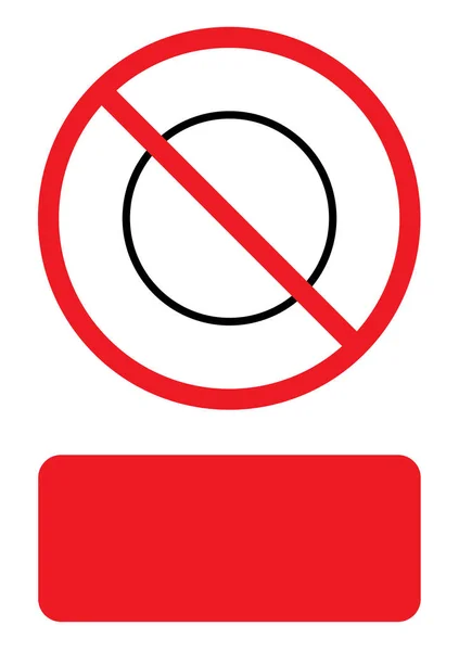 Illustriertes Symbol isoliert auf einem Hintergrund - leeres Kuchendiagramm — Stockvektor