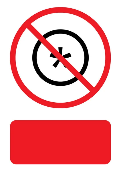Symbolbild isoliert auf Hintergrund - Kreis-Anzeiger — Stockvektor