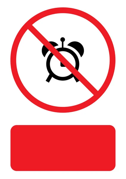 Illustriertes Symbol isoliert auf einem Hintergrund - Alarm — Stockvektor