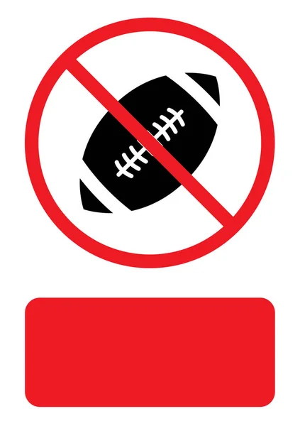 Ikone isoliert auf einem Hintergrund - American Football — Stockvektor