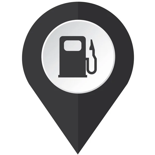 Illustrerad ikon isolerad på en bakgrund-bensin pump ljus — Stock vektor