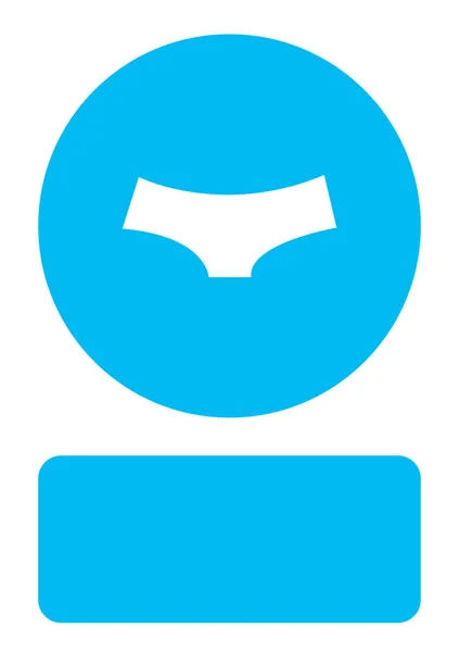 Illusztrált ikon izolált a háttérben-női alsónadrág — Stock Vector
