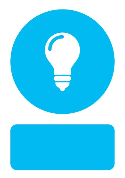 Ilustrované ikony izolované na pozadí-světelný žárovka — Stockový vektor
