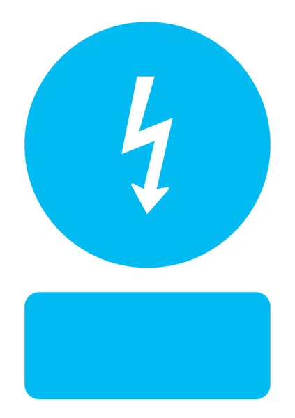 Illustrated Icon Isolated on a Background - Lightning — Stock Vector