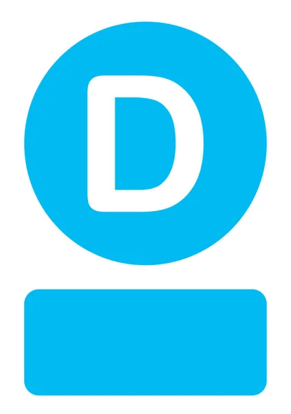 Geïllustreerd pictogram geïsoleerd op een achtergrond-D — Stockvector