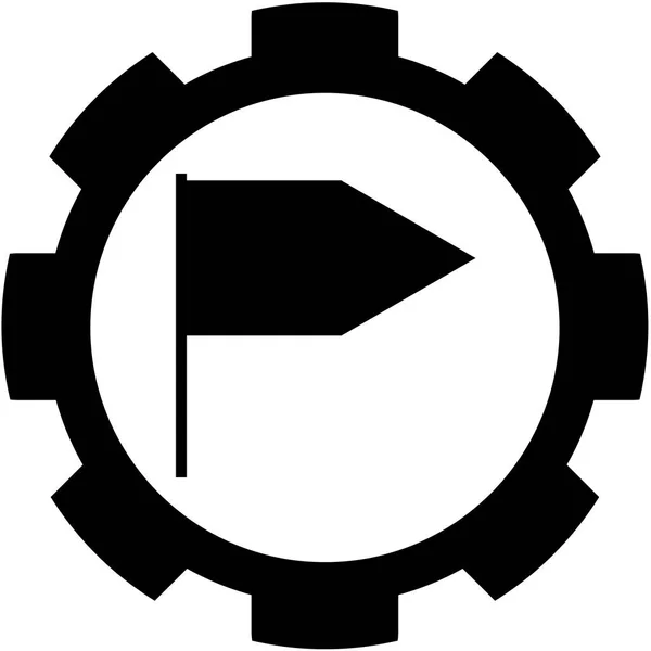 Ilustrowana ikona izolowane na tle-prostokątny Trójkąt — Wektor stockowy