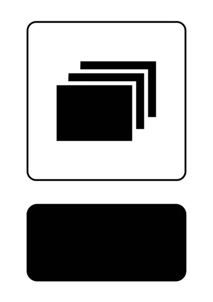 Icono ilustrado aislado sobre un fondo - Capas llenadas — Archivo Imágenes Vectoriales