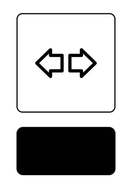 Ilustrowana ikona izolowane na tle-wskaźnik światła — Wektor stockowy