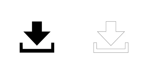 Ikona ilustrowana na białym tle-Pobierz — Wektor stockowy