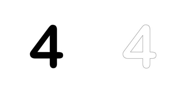 Ilustrowana ikona izolowane na tle-4 — Wektor stockowy
