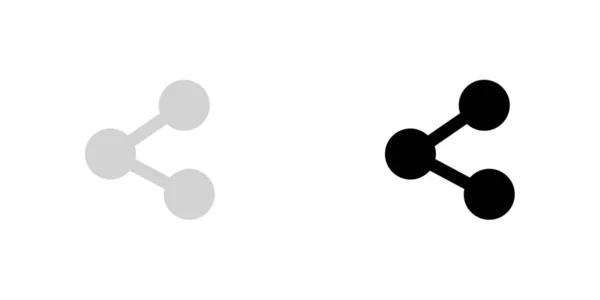 背景に分離された図示アイコン - 共有 — ストックベクタ