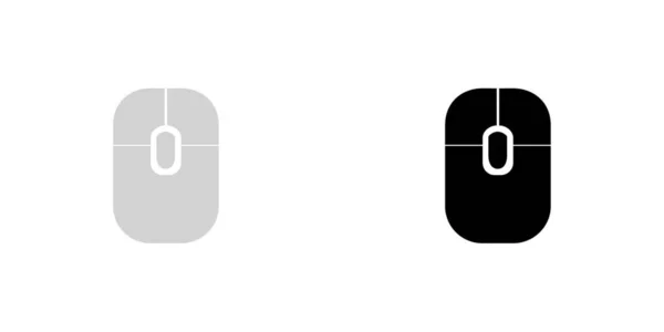 Icona illustrata isolata su uno sfondo - Mouse — Vettoriale Stock