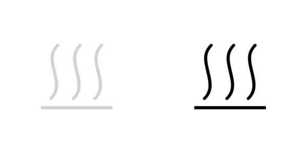 Geïllustreerd pictogram geïsoleerd op een achtergrond-heet oppervlak — Stockvector