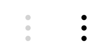 Resimli Simge Arka Planda İzole - 3 Nokta Menüsü