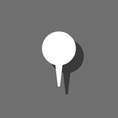 Resimli Simge Arka Planda İzole - Küçük Harita İşaretçisi