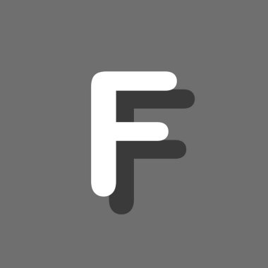 Resimli Simge Arka Planda İzole - F