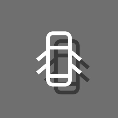 Resimli Simge Arka Planda İzole - Kapılar Aç