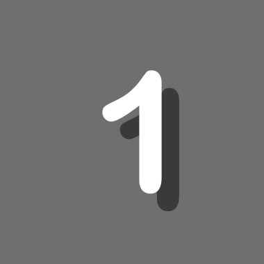 Resimli Simge Arka Planda İzole - 1