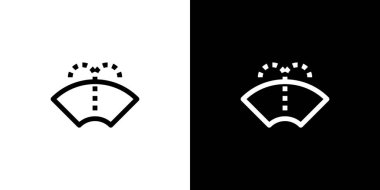 Resimli Simge Arka Planda İzole - Ön Cam Silecekleri Sp