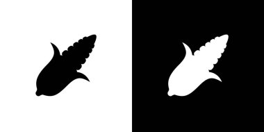 Resimli Simge Arka Planda İzole - Tatlı mısır