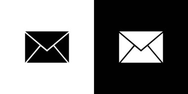 Resimli Simge Arka Planda İzole - Okunmamış Posta