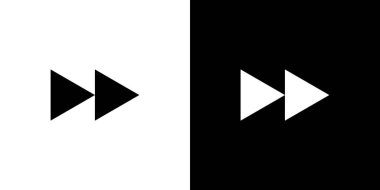 Resimli Simge Arka Planda İzole - İleri Sarma