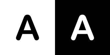 Resimli Simge Arka Planda İzole - A