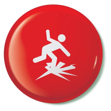 Resimli Simge Arka Planda İzole - İnce Buz