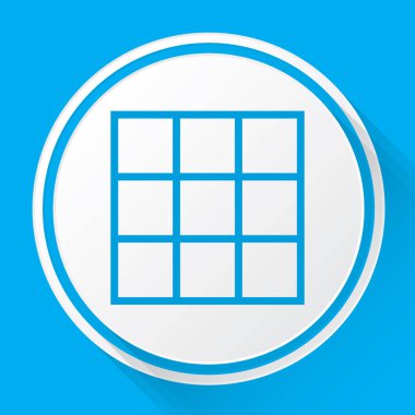Resimli Simge Arka Planda İzole - Web Wireframe 9 Way 